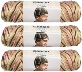 img 4 attached to 🎀 Soft Pink Camo Yarn - Enhanced SEO