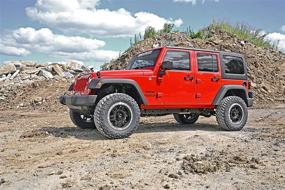 img 1 attached to 🚙 Rough Country 2.5" Lift Kit for 2007-2018 Jeep Wrangler JK - Enhance Suspension with the 656 Suspension System