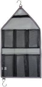 img 3 attached to 🛀 DII Gray Bathroom Mesh Caddy Suction Organizer with 6 Pockets – Organize Your Bathroom Essentials Effectively!