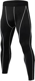 img 4 attached to Compression Baselayer Athletic Shapewear BlackHeiKC134 Sports & Fitness for Other Sports