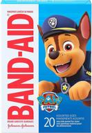 🐾 антибактериальные пластыри nickelodeon paw patrol band-aid brand для детей – различные размеры, 20 шт логотип