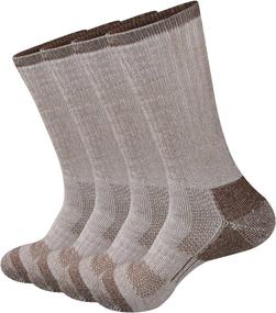 img 4 attached to 🧦 Ultimate Performance: GKX Men's Merino Wool Moisture Wicking Crew Socks for Hiking and Work