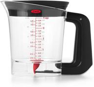 🍲 oxo good gravy fat separator - convenient 4-cup design with enhanced grips logo