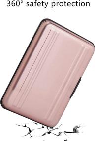 img 1 attached to Qkenvo Aluminum Shock Resistant Carrying Box Holder Memory Card Storage Box Case Holder 8 Slots For SD SDHC MMC Micro SD TF Cards (Pink)