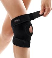 ⚕️ copper compression knee brace with extra support: highest copper content guaranteed. best adjustable brace for men and women. open patella stabilizer neoprene sleeve for sprains and injuries логотип