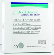 🩹 duoderm extra thin spots - 1.75" x 1.5" - 20 per box logo