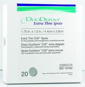 img 2 attached to 🩹 DuoDERM Extra Thin Spots - 1.75" x 1.5" - 20 per Box