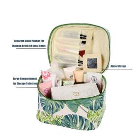 img 2 attached to Portable Toiletry Waterproof Organizer Cosmetic Travel Accessories for Cosmetic Cases