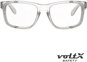 img 3 attached to 🔎 voltX 'CRYSTAL' Magnified Reading Safety Glasses with Enhanced Safety Features