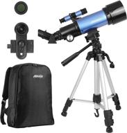 🔭 aomekie 70mm/400mm telescope for astronomy beginners - telescope for adults and kids with backpack, adjustable tripod, 10x eyepiece, phone adapter, and 3x barlow lens logo
