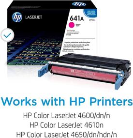 img 3 attached to 🔴 HP 641A C9723A Magenta Toner Cartridge: High-Quality Printing Solution