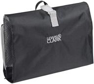 🧳 lewis n. clark hanging travel toiletry bag with waterproof compartment and folding design - ideal for accessories, shampoo, cosmetics, and personal items logo