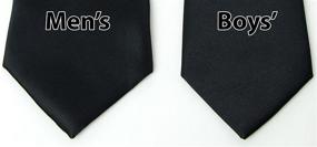 img 1 attached to 👔 Medium Boys' Neckties - Spring Notion Satin Zipper Accessories