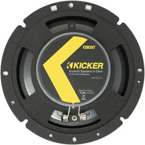 img 1 attached to 🔊 Колонки автомобильной аудиосистемы KICKER 46CSC674 CS Серии 6,75 дюйма с низким профилем для звука в автомобиле (пара) - 3,3 Ом, 100 Вт RMS мощность, заводская замена.