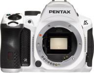 pentax k-30 weather-sealed 16 mp cmos digital slr (white logo
