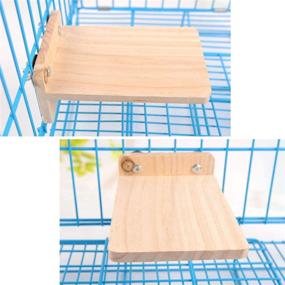 img 2 attached to Wooden Platform Hamster Chinchilla Exercise