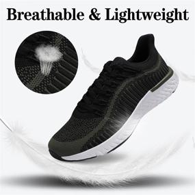 img 2 attached to UUBARIS Walking Non Slip Fashion Sneakers Men's Shoes