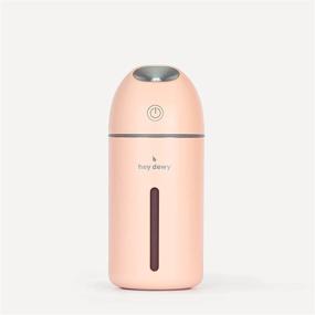 img 4 attached to 💦 Discover the Bliss: Hey Dewy Wireless Cool Mist Humidifier for Portable, Rechargeable, Skin-Nourishing, Self-Care Hydration (Blush)