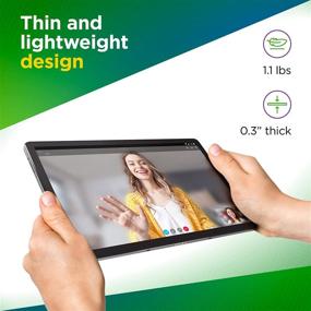 img 3 attached to 📱 Lenovo Tab P11 Plus Tablet | 11" 2K Display | MediaTek Helio G90T Processor | 6GB RAM | 128GB ROM | Dolby Atmos | Android 11 | WiFi & Bluetooth | Extended Battery Life | Keyboard Included