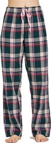 img 4 attached to CYZ Womens Cotton Flannel Pajama Women's Clothing for Lingerie, Sleep & Lounge