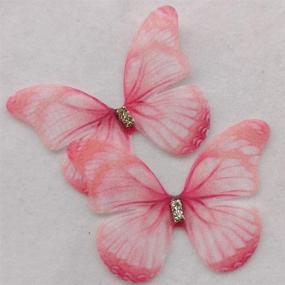img 2 attached to 🦋 Enhance Your Décor with Chenkou Craft Butterfly Ornament Appliques