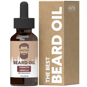 img 4 attached to 🧔 Top-Rated Men's Beard Oil - Handcrafted Beard Conditioner Oil - Tobacco Vanilla Scented – 100% Natural Mustache and Beard Oil – Fast Absorbing Formula – Made in USA (TV)