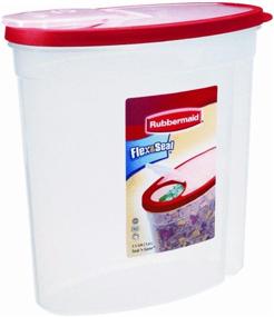 img 1 attached to 🥣 Rubbermaid Clear Cereal Keeper with Red Lid (1.5 Gallon) - 1783748