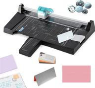 📐 frifreego 5-in-1 a4 paper trimmer: portable craft cutter with multiple blades for cutting paper, photos, postcards, business cards, and documents - straight, wave, dotted, creasing, and fillet charmers logo