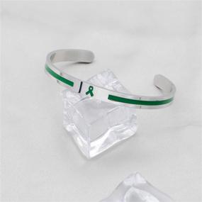 img 1 attached to 🌱 Making a Difference with Green Awareness Jewelry: Organ Donor Gift for Kidney Donors