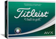 🏌️ titleist avx golf balls - improve your game with one dozen logo