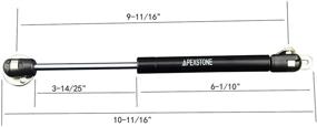 img 3 attached to Apexstone 45N/10lb 10 inch Gas Struts - Set of 4 – Premium Lift Support for Smooth Lid Stay & Support