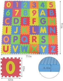 img 3 attached to 🔠 Suwimut Alphabet Numbers Children Coverage: A Fun and Educational Way to Protect Your Little Ones!