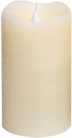 img 4 attached to 🕯️ Simplux SPX-000112 LED Flameless Candle, Battery Operated with Timer, 3x5.25 Inch, Ivory