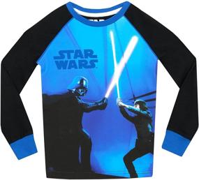 img 3 attached to 🌟 Glow in The Dark Pajamas for Boys: STAR WARS Themed Sleepwear