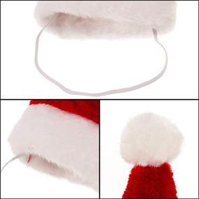 img 1 attached to 🐶 Adorable 4-Piece Dog Santa Hat Christmas Pet Hats: Must-Have Costumes for Festive Pets!