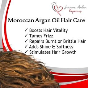 img 2 attached to 💆 Joanne Arden Argan Oil Shampoo and Conditioner Set - Sulfate-Free, Natural, Moisturizing Shampoo for Color Treated Hair | 26.5 oz