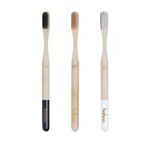 img 1 attached to 🌿 Baboo Organic Bamboo Natural Wooden Toothbrush - Eco-Friendly - BPA Free - Ultra Soft Bristles with Activated Charcoal - Safe for Adults, Kids & Pets - 3 Pack