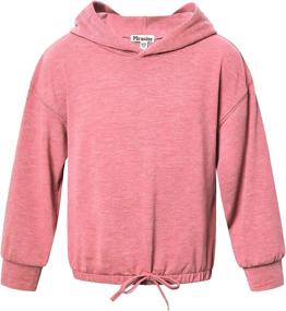 img 4 attached to Sleeve Casual Hoodie Tunic Sweatshirt