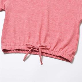 img 1 attached to Sleeve Casual Hoodie Tunic Sweatshirt