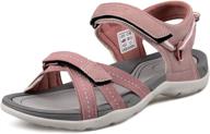 👟 grition women's comfortable hiking sandals - open toe athletic sport shoes, waterproof & lightweight for summer travelling, outdoor trekking, and beach activities logo