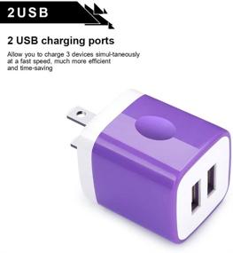 img 1 attached to USB Wall Charger Portable Audio & Video for MP3 & MP4 Player Accessories