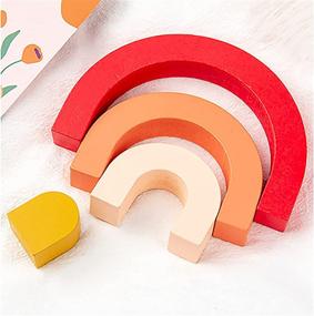img 3 attached to Semicircle Stacking Building Preschool Montessori