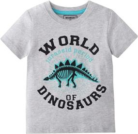 img 1 attached to 🦕 Stay stylish this summer with MSSMART Dinosaur Boys' Clothing for Toddlers