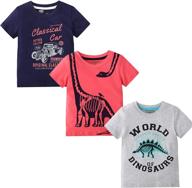 🦕 stay stylish this summer with mssmart dinosaur boys' clothing for toddlers logo