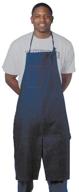 👖 sax heavy duty denim wheel thrower apron: 42 inches, navy - durable and stylish protection for artists логотип