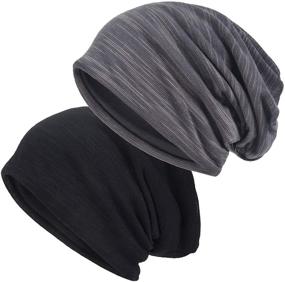 img 4 attached to EINSKEY Slouchy Beanie Summer Skull Outdoor Recreation in Climbing