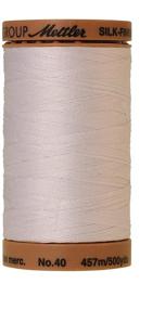 img 1 attached to 🧵 Mettler White 500-Yard Cotton Machine Quilting Thread