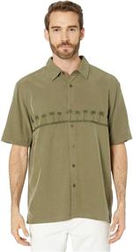 img 1 attached to Quiksilver Waterman Tahiti Palms Button Men's Clothing