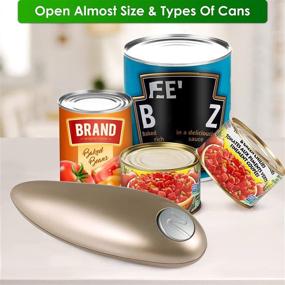 img 1 attached to 🔌 Smooth Edge Electric Can Opener – Automatic, Handheld, and Ideal for Seniors, Arthritis, Chefs – Versatile Kitchen Can Opener Fits Most Sizes