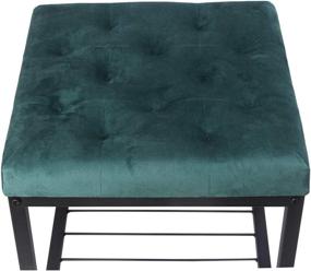 img 2 attached to GIA OT06 BLU S Upholstery Ottoman Tufted